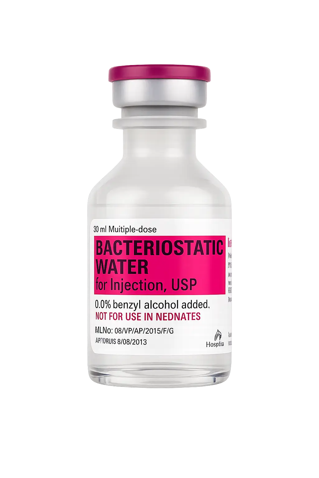Bacteriostatic Water 30ml (Hospira) - Image 2