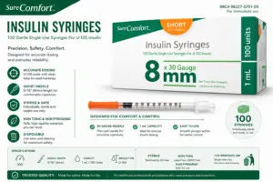 30Gx8mm Short Research Syringe 100pk